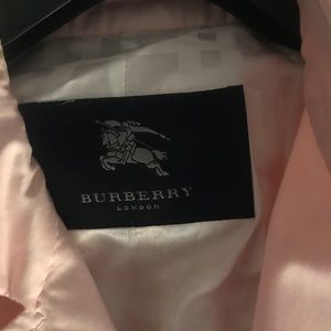 Elegant Pink Burberry Coat